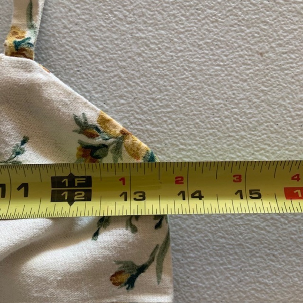 Old Navy Floral Country Cowgirl Dress M Western Prairie Linen‎ Rayon Boho EUC - Picture 10 of 12